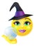 Halloween Witch Emoticon Emoji