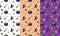 Halloween the witch seamless pattern