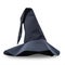 Halloween Witch wizard`s hat in black isolated on white background with clipping path for Autumn seasonal holiday costume