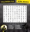 Halloween word search game