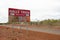 Halls Creek Sign - Australia