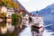 HALLSTATT, AUSTRIA. Beautiful autumn view of Hallstatt