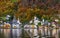 HALLSTATT, AUSTRIA. Beautiful autumn view of Hallstatt