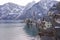 Hallstatt heritage village landmark for tourism sightseeing check point. Houses with tradition style old European architecture bui