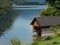 HallstÃ¤tter See: Boathouse, lake and garden