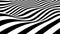 Hallucination. Optical illusion. Twisted illustration. Abstract futuristic background of stripes. Dynamic wave. Vector