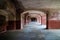 A hallway along the campus of Alcatraz Island