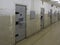 Hallway with cell doors in Stasi prison, Berlin