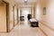 Hallway or corridor in hospital or medical facility
