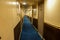 A hallway on a cruise ship