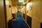 A hallway on a cruise ship