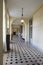 Hallway inside the Palace of Fontainebleau, France