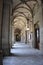 Hallway interior architecture of Palacio da Bolsa Building from Porto in Portugal