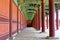 Hallway in the korean ancient palace