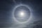 Halo effect on the sky