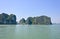 Halong bay-limestone mountains, Vietnam