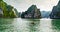 Halong Bay Tour Cruise Discover Rocky islands spectacular limestone, northern Vietnam