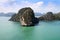 Halong Bay, Vietnam. Limestone Islands