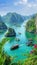 Halong bay world heritage site limestone islands and emerald waters in vietnam s province