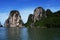 Halong or Ha Long Bay UNESCO World Natural Heritage Site and popular travel destination for vietnamese people and foreign