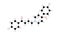 haloperidol molecule, structural chemical formula, ball-and-stick model, isolated image typical antipsychotic medication