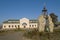 Halych railway station and monument to deported Ukrainians