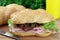 Ham and Cheese Sub Sandwich