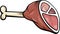 Ham meat cartoon clip art