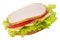 Ham open sandwich