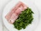 Ham and Rocket Leaf Salad