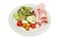 Ham salad on a plate