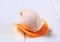 Ham or salmon mousse on crisp