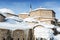 Hamam of Gazi Mehmet Pasha Bath, Prizren, Kosovo covered with sn