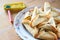 Hamantaschen cookies or hamans ears for Purim celebration (jewish holiday)