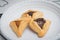 Hamantaschen. ozen haman. Jewish food for Purim.