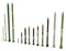 The Hamas rocket arsenal. Artillery rockets in service with Palestinian Hamas organization. Missile types