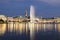 Hamburg Alster fountain