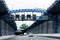 Hamburg, Germany - August 28, 2021: Bundesautobahn 7 Autobahn, Highway car tunnel in Hamburg