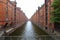 HAMBURG, GERMANY - MAY 2019 Hamburg City Old Red Brick Storage Houses 0250