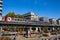 Hamburg, Germany - october 5, 2018: City streets of Hamburg. Autumn streets of Germany on a sunny day. Cityscape of German urban