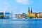 Hamburg Rathaus and Alster lake, Germany