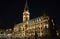 Hamburg Rathaus (City Hall) at night