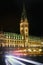 Hamburg rathaus time exposure platz tourismus travel night fast