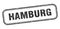 Hamburg stamp. Hamburg grunge isolated sign.