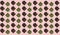 Hamburger black green Pattern background on Pink.