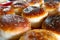 hamburger breads fresh out of the oven