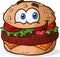 Hamburger Cheeseburger Cartoon Character