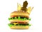 Hamburger with crown