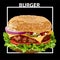 Hamburger fastfood vector