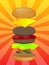 Hamburger illustration